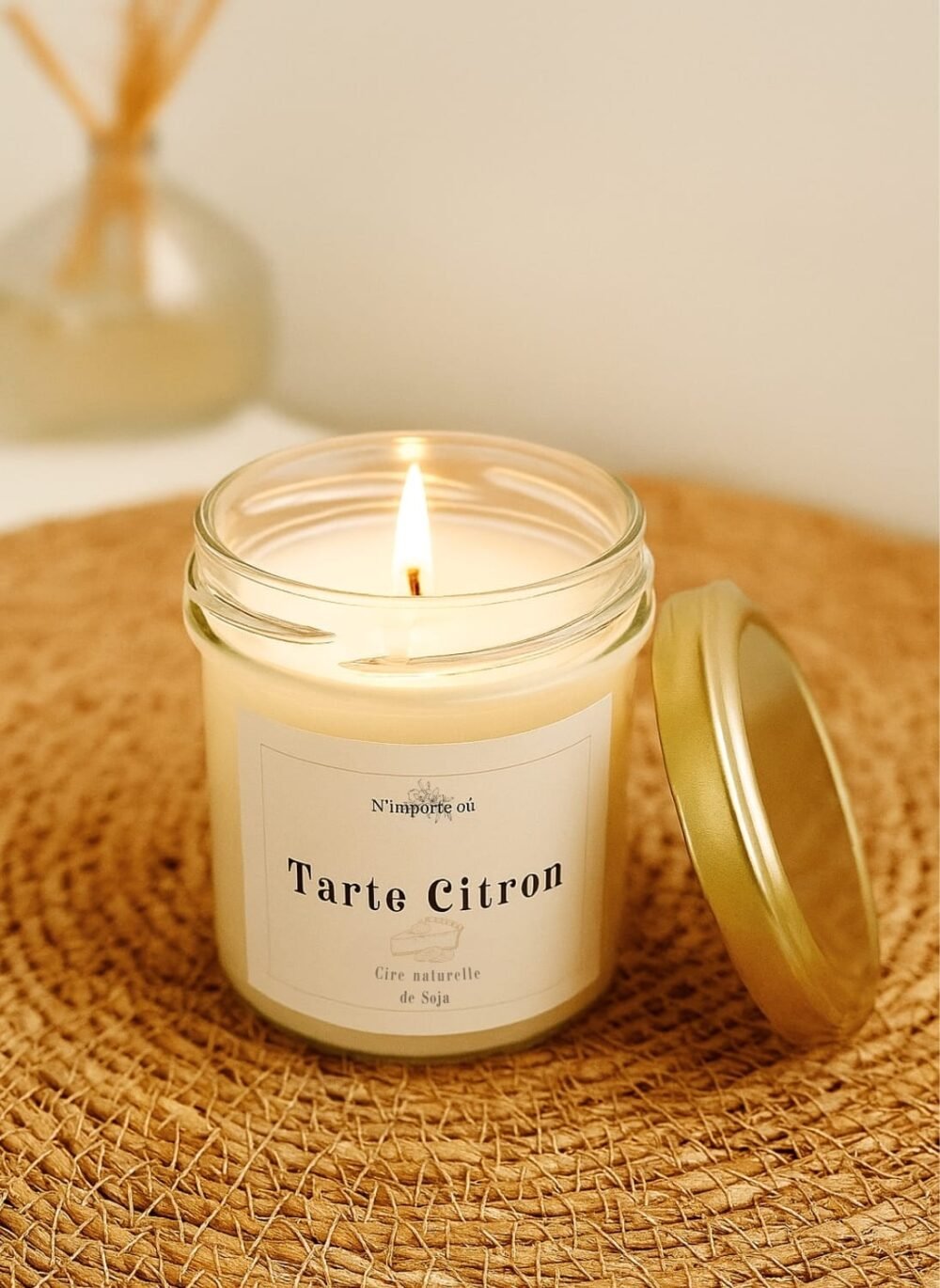 Bougie Parfumée - Tarte Citron - Collection Bohème