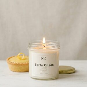 bougie parfumée Tarte Citron - collection Bohème - Fait Main - Niõ par N'importe où