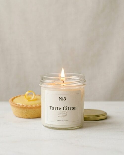 bougie parfumée Tarte Citron - collection Bohème - Fait Main - Niõ par N'importe où