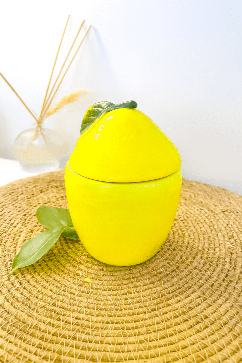 Brûle-parfum citron jaune