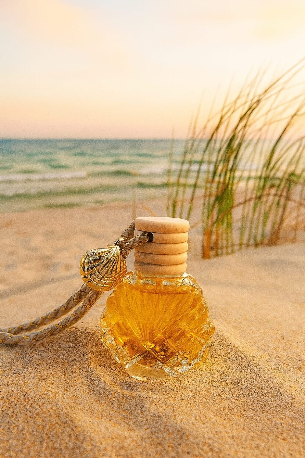 diffuseur parfum voiture souvenir de plage - Tiaré & Coco