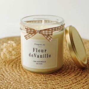 Bougie Parfumée bohème fleur de vanille