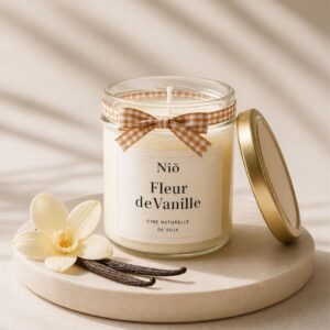 Bougie Parfumée Fleur de Vanille - Collection Bohème