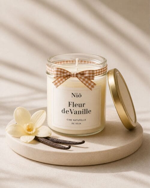 Bougie Parfumée Fleur de Vanille - Collection Bohème