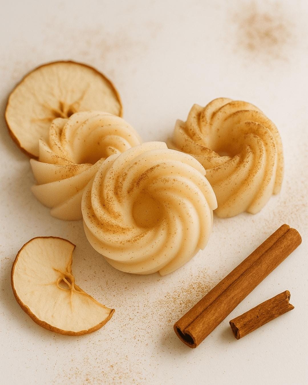 Fondants parfumés Pomme Cannelle - cocooning par nature - artisanat - Niõ