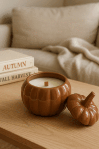 bougie parfumée Automne senteur marron chaud