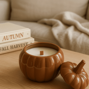 bougie parfumée Automne senteur marron chaud