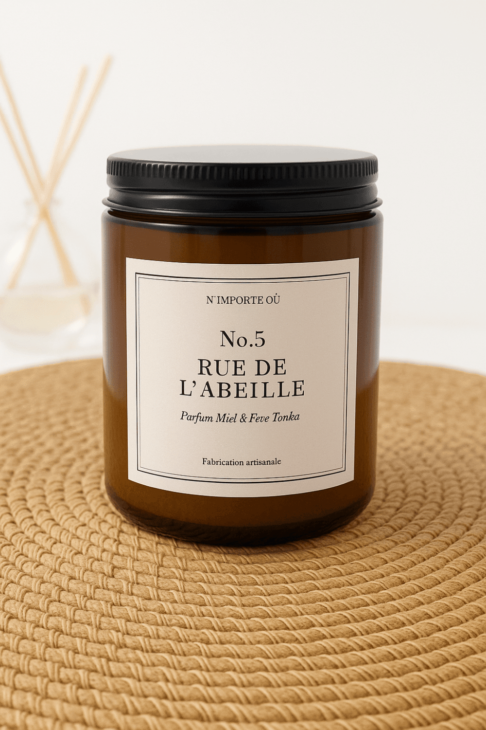 bougie Miel et tonka collection signature