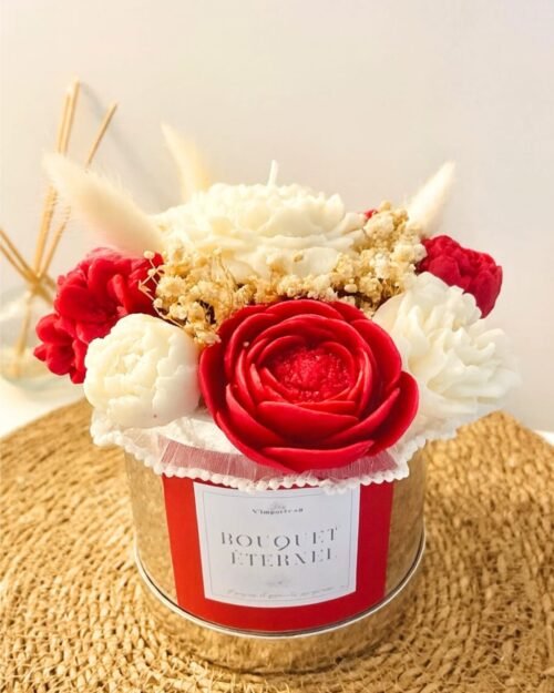 bouquet eternel celebration Rose et jasmin