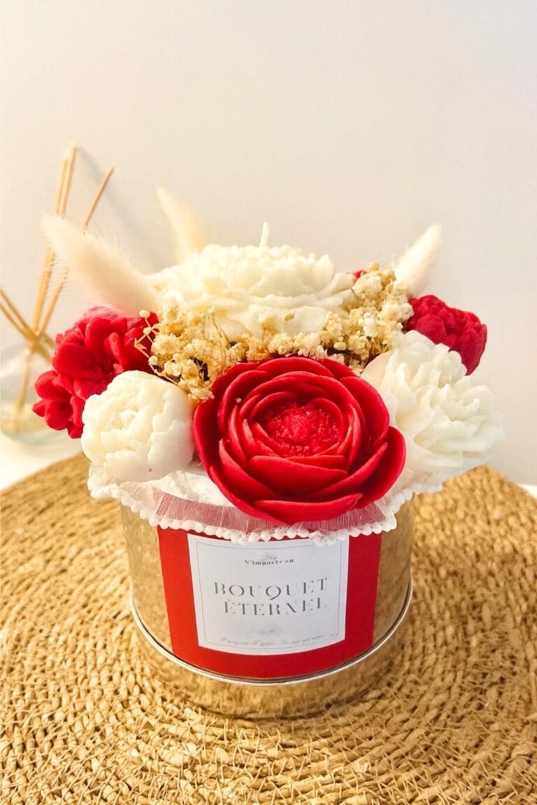 bouquet eternel celebration Rose et jasmin