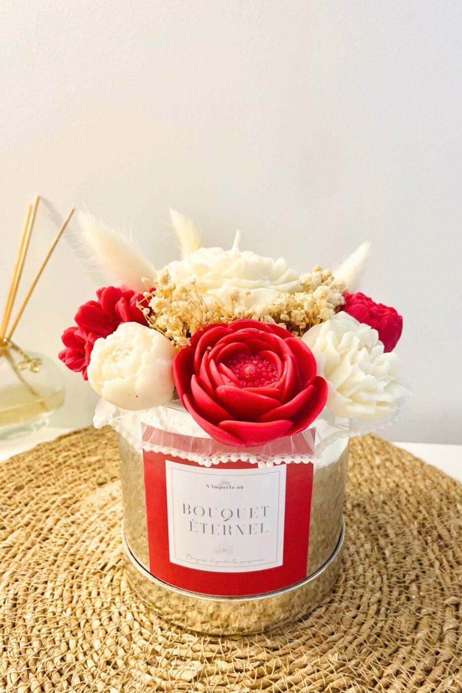 bouquet eternel celebration Rose et jasmin