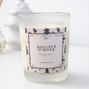 Bougie parfumée Douceur d’Hiver - fait main - Niõ