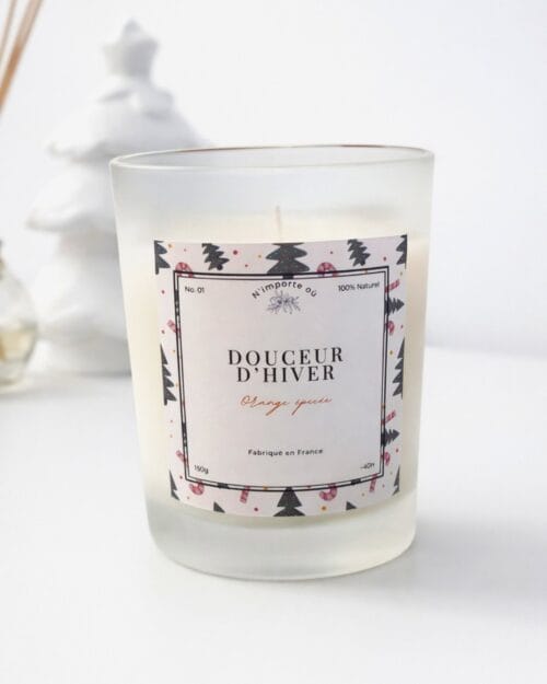 Bougie parfumée Douceur d’Hiver - fait main - Niõ