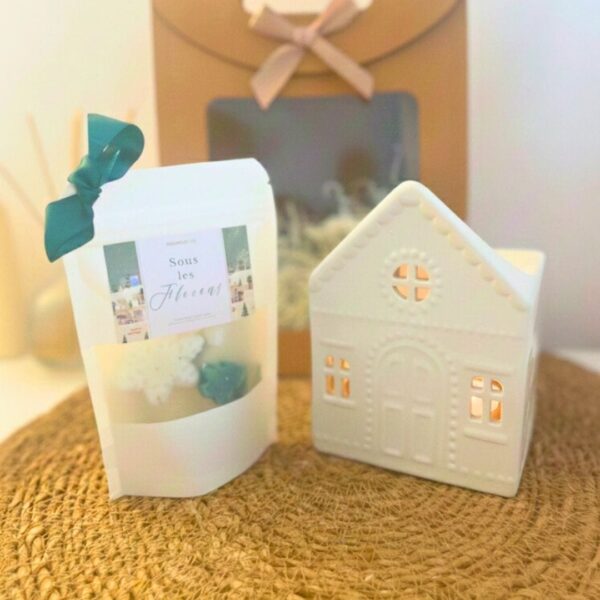 Coffret Parfumé Hiver Cosy - brûle parfum et les fondants parfumés fait main - Niõ Coffret Parfumé Hiver Cosy | Brûle-parfum & fondants parfumés
