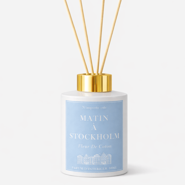 Diffuseur à bâtons Matin à Stokholm senteur Fleur de coton