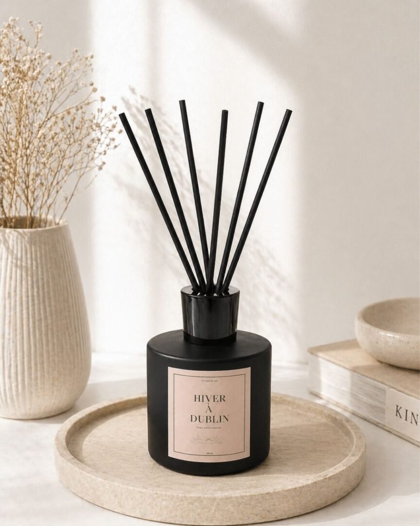 Diffuseur de parfum à bâtonnets Hiver à Dublin – Bois de Santal