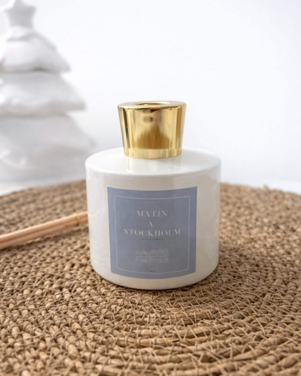 Diffuseur de parfum à bâtonnets un Matin à Stockholm - Fleur de Coton