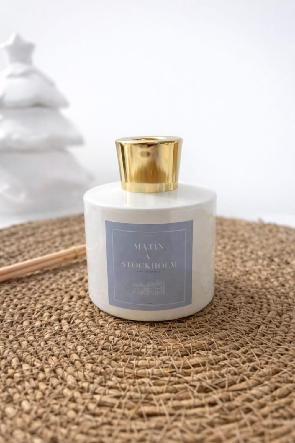 diffuseur parfum a batonnet matin a stokolm fleur de coton