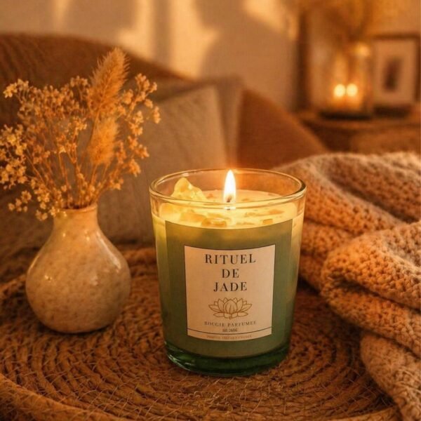 Bougie Bijou Rituel de Jade - Fait Main - Premium - Nio par N'importe où