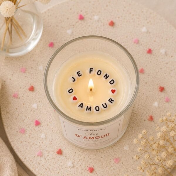 Bougie Saint Valentin - Shot D’amour - message secret à l'intérieur - Niõ par n'importe où