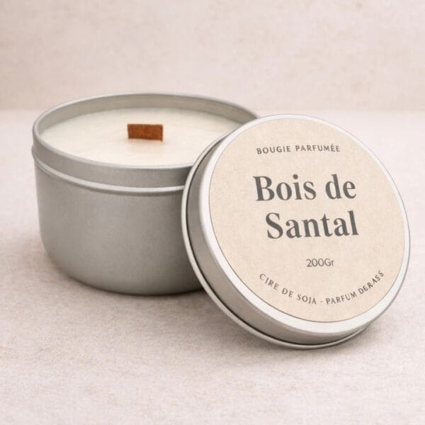 Bougie parfumée Bois de Santal - collection Khroma - Fait Main -Nio par N'importe où