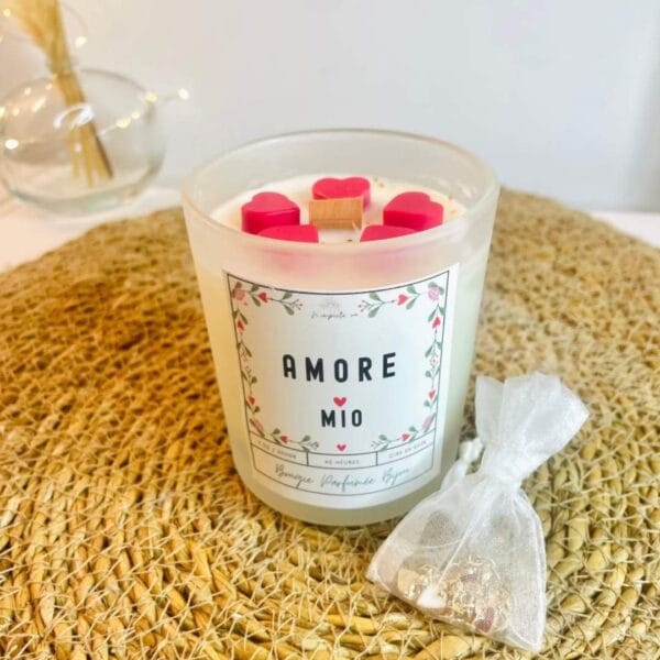 Bougie romantique - Amore Mio | Avec un bijou surprise