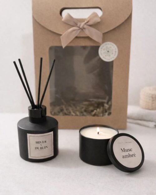 Coffret parfumé pour homme - l'empreinte - duo Musc & Ambre - Premium - Nio par N'importe où