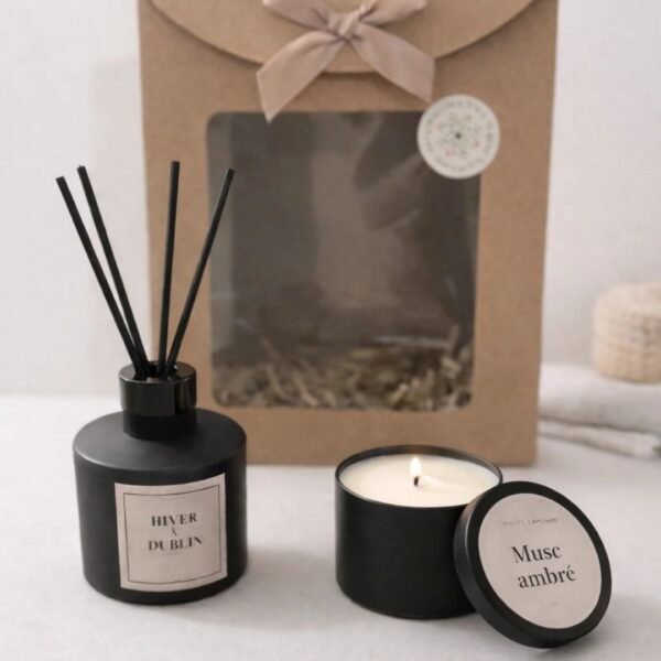 Coffret parfumé pour homme - l'empreinte - duo Musc & Ambre - Premium - Nio par N'importe où