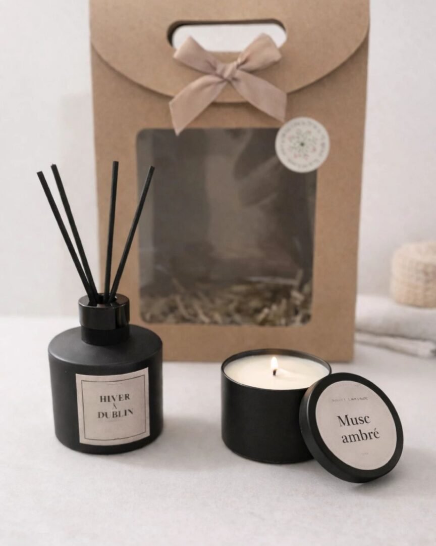 L’Empreinte | Coffret parfumé pour homme - Musc & Ambre