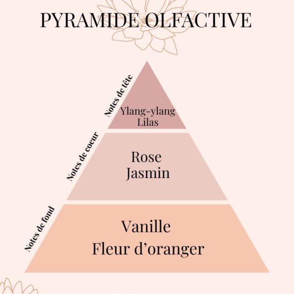 Pyramide Olfactive Bouquet éternel de cire végétale Célébration Pyramide Olfactive Bouquet éternel de cire végétale Célébration