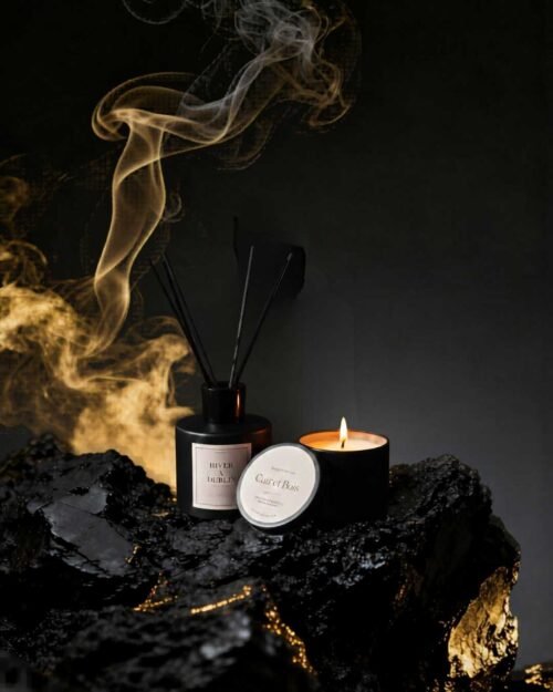 coffret pour homme l'empreinte à offrir - pour Lui - diffuseur et bougie - Musc - hiver à Dublin - Nio par N'importe où