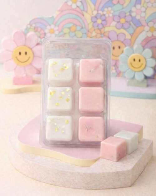 Tablette de fondants parfumés Fleur de Cerisier & Poudre de Riz - Flower Power Mood - création originale - Nio par N'importe où