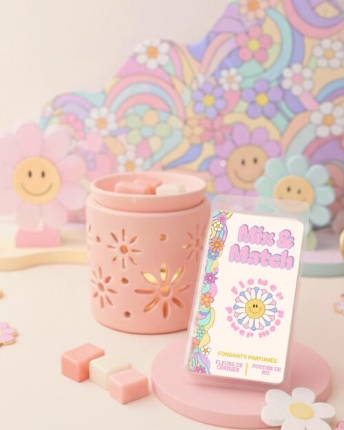 Coffret  Brûle-Parfum Rose & Fondants Mix & Match