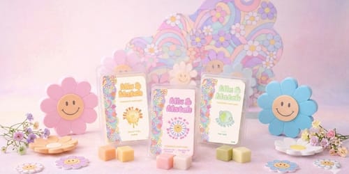 Coffret Brûle-Parfum Rose & Fondants Mix & Match 2 toute la collection des fondants parfumés Mix & Match