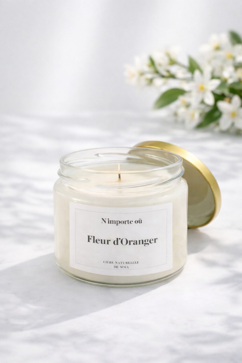 Bougie parfumée Fleur d’Oranger – Collection Bohème