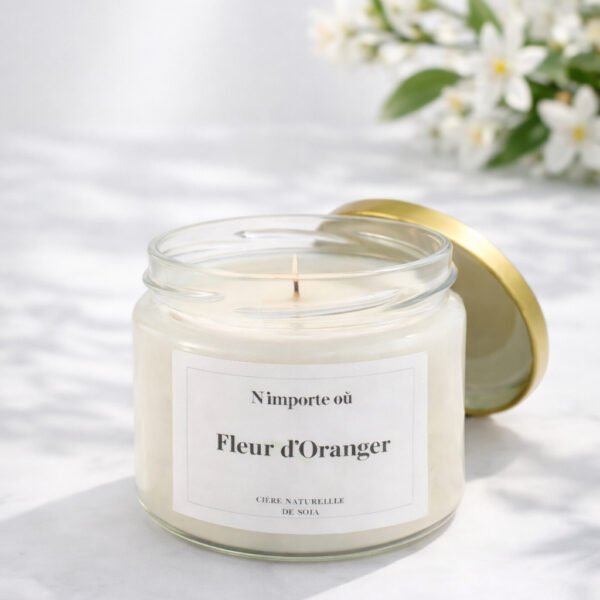 Bougie parfumée Fleur d’Oranger – Collection Bohème