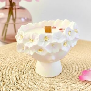 Bougie Parfumée Fleur de pivoine - Maïa - Fait Main - Création originale - Niõ par N'importe où