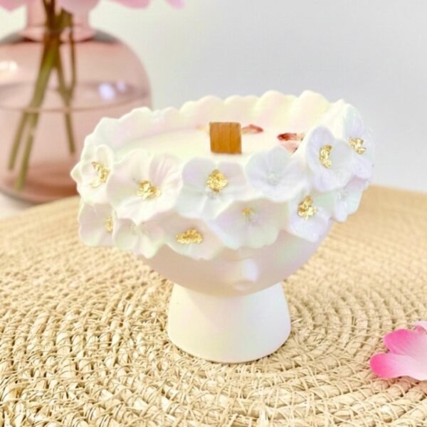 Bougie Parfumée Fleur de pivoine - Maïa - Fait Main - Création originale - Niõ par N'importe où