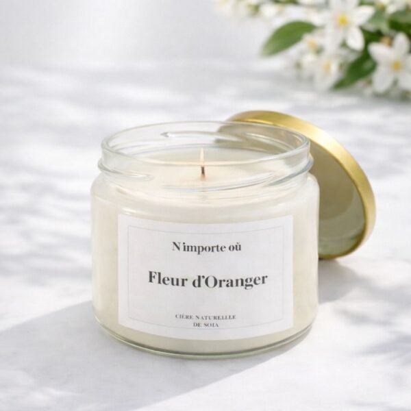 Bougie parfumée Fleur d'oranger - fait main - collection Bohême - Niõ par N'importe où