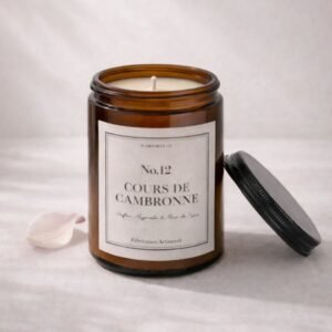 Bougie parfumée - Magnolia & Musc de Soie-12 Cours de Cambronne - Fait Main - Niõ par N'importe où