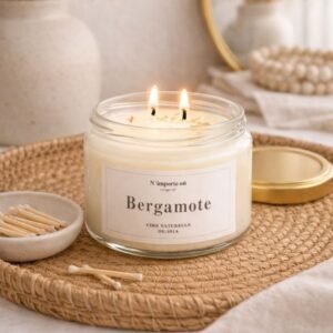 Bougie parfumée fait main - Bergamote - collection Bohème - Niõ