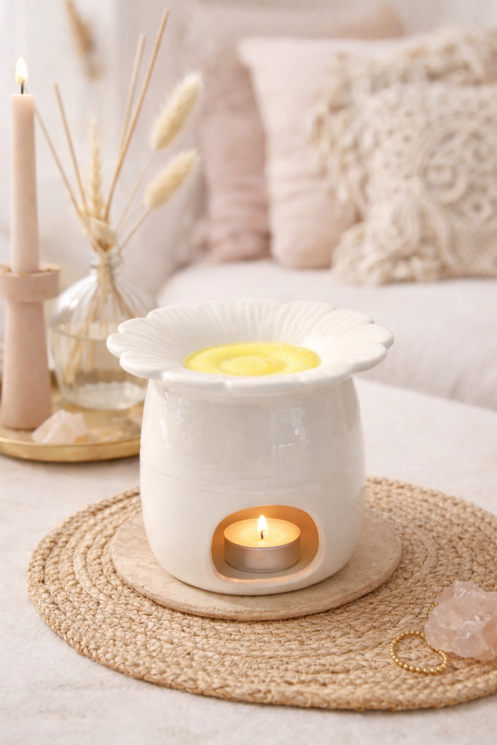 brule parfum marguerite daisy ceramique diffuseur fondants parfumes