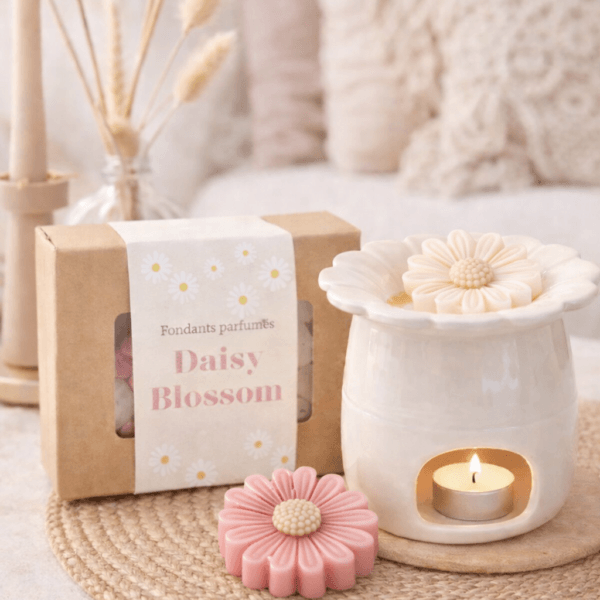 brule parfum marguerite daisy ceramique diffuseur fondants parfumes
