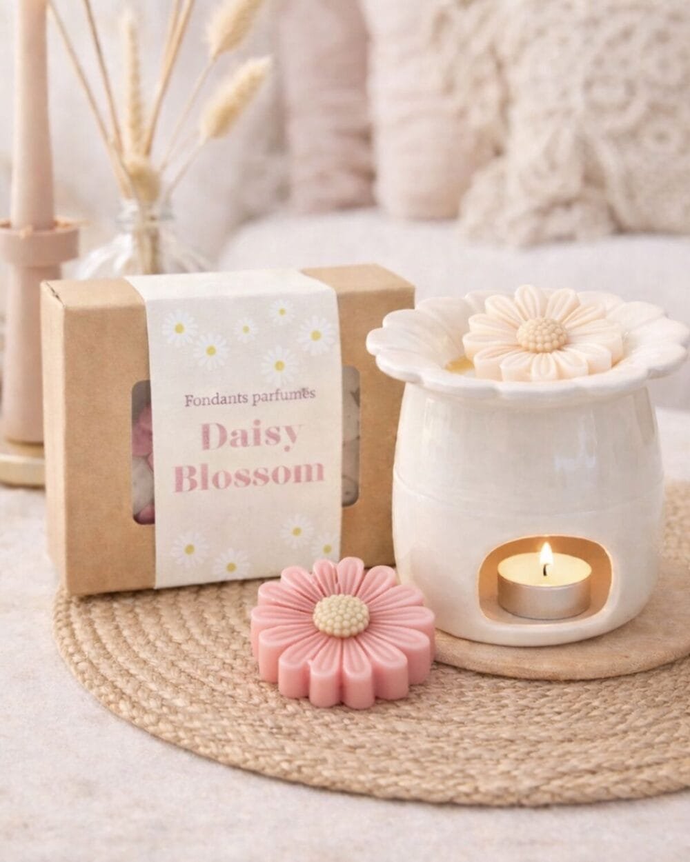 Brûle-parfum Daisy - pour fondants en cire - premium - Niõ par N'importe où