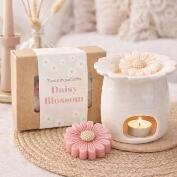 Brûle-parfum Daisy - pour fondants en cire - premium - Niõ par N'importe où