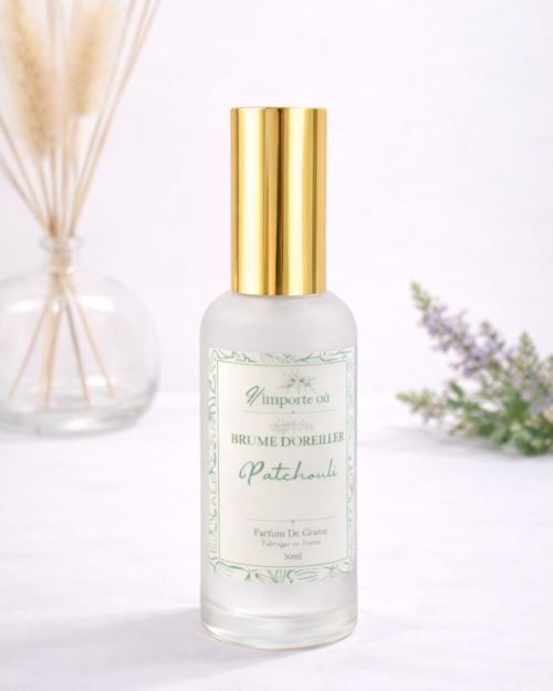 brume oreiller patchouli parfum linge de lit parfum de grasse