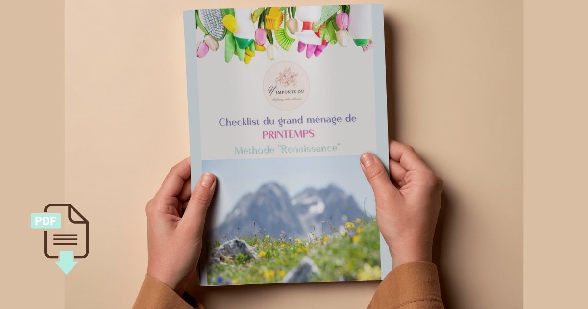 Checklist du grand ménage de PRINTEMPS Méthode Renaissance couverture