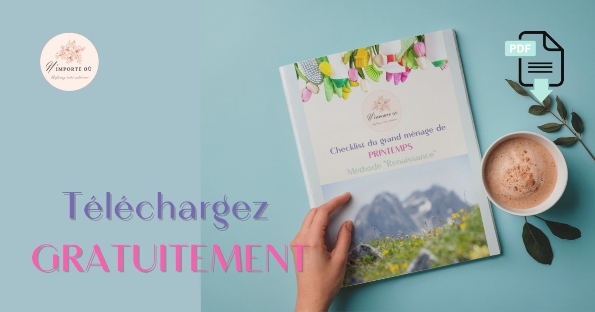 Checklist du grand ménage de PRINTEMPS Méthode Renaissance image1