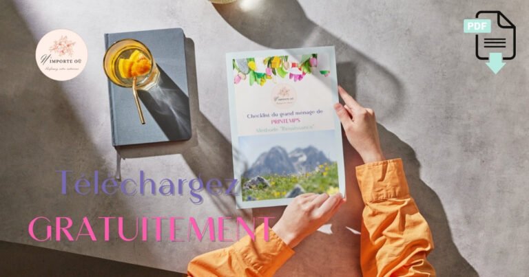 Checklist du grand ménage de PRINTEMPS Méthode Renaissance image2