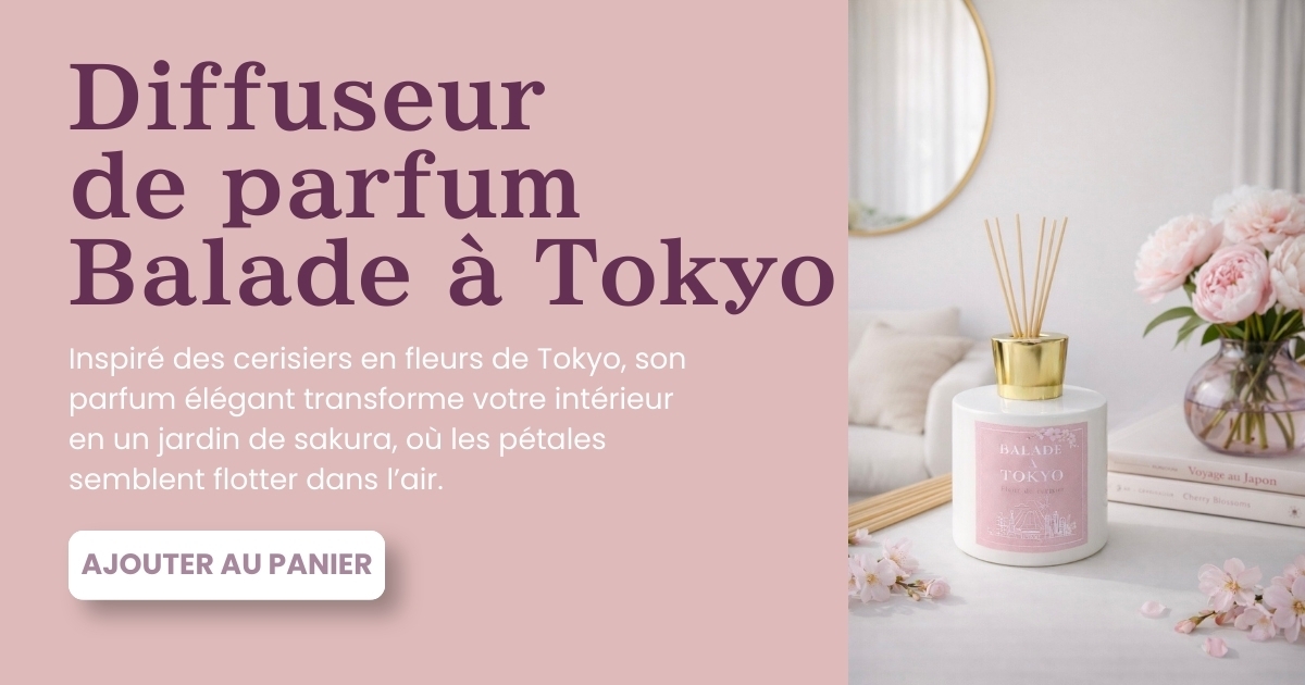 Diffuseur de parfum Balade à Tokyo - Recréer l’ambiance d’un Hanami chez soi – Votre propre jardin privée des cerisiers japonais
